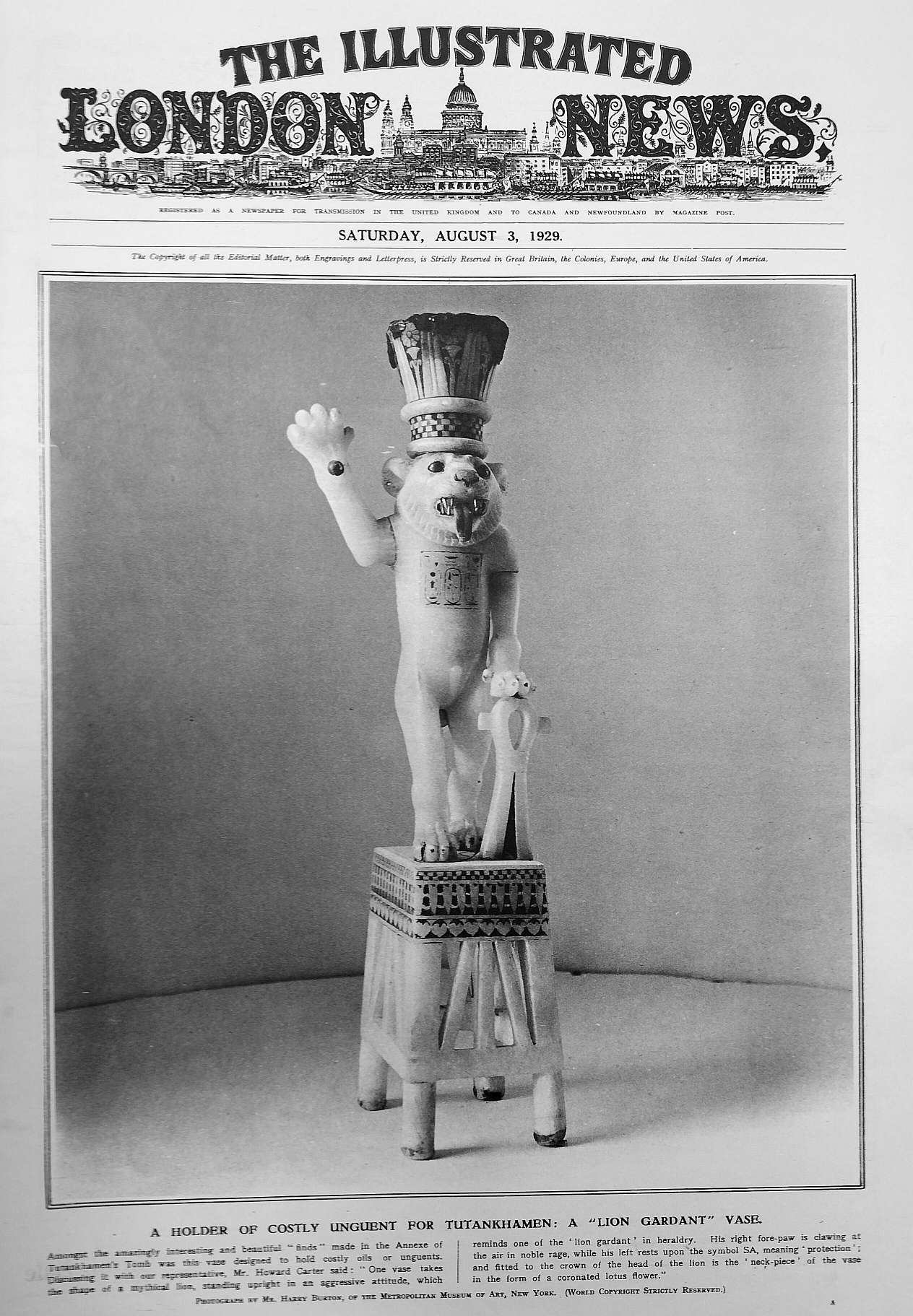 1929 tut lion